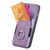 iPhone 17 Retro Skin-feel Ring Card Wallet Phone Case - Purple
