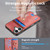 iPhone 17 Retro Splitable Magnetic Card Bag Leather Phone Case - Pink