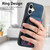 iPhone 17 Retro Splitable Magnetic Stand Card Bag Leather Phone Case - Blue