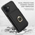 iPhone 17 RFID Anti-theft Card Ring Holder Phone Case - Black