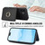 iPhone 17 RFID Anti-theft Card Ring Holder Phone Case - Black