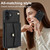 iPhone 17 RFID Card Slot Phone Case with Long Lanyard - Black