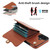 iPhone 17 RFID Card Slot Phone Case with Long Lanyard - Brown
