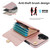iPhone 17 RFID Card Slot Phone Case with Long Lanyard - Rose Gold