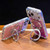 iPhone 17 Rhinestone Glitter Kickstand Dual-side IMD Phone Case - Glitter Light Pink