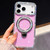 iPhone 17 Rhinestone Glitter Kickstand Dual-side IMD Phone Case - Glitter Light Purple