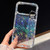 iPhone 17 Rhinestone Glitter Wristband Holder Phone Case - Heart Transparent