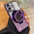 iPhone 17 Rhinestone Mirror Glitter MagSafe TPU Phone Case - Night Purple