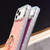 iPhone 17 Rhinestone Ring Holder Dual-side IMD PC Hybrid TPU Phone Case - Glitter Transparent