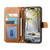 iPhone 17 Rhombic Texture Zipper Wallet Metal Bow-knot Vegan Leather Phone Case with Strap - Brown