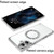 iPhone 17 Right Angle Square Electroplated CD Pattern TPU MagSafe Phone Case - Dark Purple