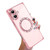 iPhone 17 Right Angle Square Electroplated CD Pattern TPU MagSafe Phone Case - Pink