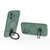 iPhone 17 Ring Shield MagSafe TPU Phone Case with 360 Degree Rotating Holder - Green