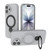 iPhone 17 Ring Shield MagSafe TPU Phone Case with 360 Degree Rotating Holder - Grey