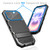 iPhone 17 R-JUST Life Waterproof Dustproof Shockproof Holder Phone Case - Black