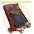 iPhone 17 R-JUST Metal + Silicone + Tempered Glass Life Waterproof Phone Case with Holder - Red