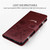 iPhone 17 Rose Embossed Flip PU Leather Phone Case - Brown