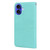 iPhone 17 Rose Embossed Flip PU Leather Phone Case - Green