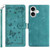 iPhone 17 Secret Garden Butterfly Pattern Leather Phone Case - Green