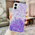 iPhone 17 Sequins Glitter Gradient Epoxy TPU Phone Case - Purple