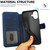 iPhone 17 Shockproof PU + TPU Leather Phone Case - Blue