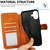 iPhone 17 Shockproof PU + TPU Leather Phone Case - Light Brown