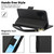 iPhone 17 Side Buckle RFID Anti-theft Leather Phone Case - Black