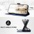 iPhone 17 Side Buckle S Curve Leather Phone Case - Blue