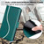 iPhone 17 Side Buckle S Curve Leather Phone Case - Green