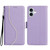 iPhone 17 Side Buckle S Curve Leather Phone Case - Purple