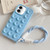 iPhone 17 Simple Suction Cup Silicone Phone Case with Lanyard - Blue