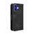 iPhone 17 Skin Feel Calf Texture Card Slots Leather Phone Case - Black