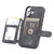iPhone 17 Skin Feel Dream RFID Anti-theft PU Card Bag Phone Case - Black