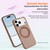 iPhone 17 Skin Feel Frosted 360 Degree Rotation Holder Magnetic Phone Case - Orange