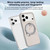 iPhone 17 Skin Feel Frosted 360 Degree Rotation Holder Magnetic Phone Case - White