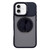 iPhone 17 Skin Feel Frosted 360 Degree Rotation Magnetic Holder MagSafe Phone Case - Black