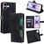 iPhone 17 Skin Feel Magnetic Buckle Leather Phone Case - Black