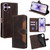 iPhone 17 Skin Feel Magnetic Buckle Leather Phone Case - Brown