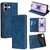iPhone 17 Skin Feel Magnetic Leather Phone Case - Blue