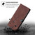 iPhone 17 Skin Feel Magnetic Leather Phone Case - Dark Brown