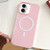 iPhone 17 Skin Feel MagSafe Magnetic PC Hybrid TPU Phone Case - Light Pink