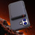 iPhone 17 Skin Feel PC Hybrid TPU Horizontal Hidden Mirror Card Bag Phone Case - Black