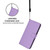 iPhone 17 Skin Feel Solid Color Leather Phone Case with Lanyard - Lavender Purple