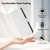 iPhone 17 Skin Feel Solid Color Leather Phone Case with Lanyard - White