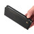 iPhone 17 Skin Feel Splicing Leather Phone Case - Black