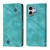 iPhone 17 Skin-feel Embossed Leather Phone Case - Green