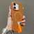 iPhone 17 Skin-feel Magnetic TPU Phone Case with Silicone Strap - Brown