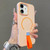 iPhone 17 Skin-feel Magnetic TPU Phone Case with Silicone Strap - Pink