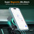 iPhone 17 Skin-Feel Rotary Damping Bracket MagSafe Phone Case - Lake Blue