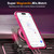 iPhone 17 Skin-Feel Rotary Damping Bracket MagSafe Phone Case - Rose Red